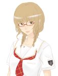  glasses hachimitsuboi kimi_kiss mizusawa_mao school_uniform twin_braids 