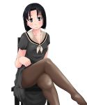  legs maria-sama_ga_miteru mizuno_youko pantyhose school_uniform sitting skirt skirt_lift toshifumi 