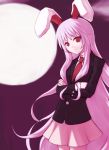  bad_id bunny_ears long_hair mamoru_(artist) purple_hair rabbit_ears reisen_udongein_inaba skirt touhou 