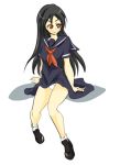  black_hair kaibutsu_oujo kamura_reiri momio school_uniform vampire 