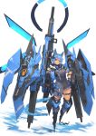  1girl absurdres animal_ears blue_theme cat_ears highres mecha mecha_musume original syaha 