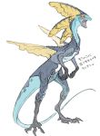  :o bakushi_(smys2017) full_body inteleon lizard no_humans pokemon pokemon_(creature) pokemon_(game) pokemon_swsh simple_background standing white_background yellow_eyes 