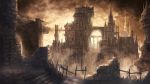  brick_wall building castle city clouds cloudy_sky dark_souls_iii fantasy highres no_humans outdoors sana_dn scenery sky souls_(from_software) stairs tower 