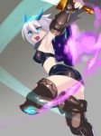  1girl breasts dragon:_marked_for_death highres short_hair solo 