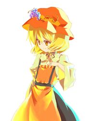  blonde_hair hat ribbon sawayaka_samehada short_hair touhou 