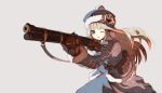  blue_eyes gloves gun gunner hat long_hair sekaiju_no_meikyuu shiden weapon 