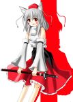  inubashiri_momiji sheath sheathed sword takatsuki takatsuki_(ive) touhou weapon wolf_ears 