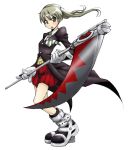  maka_albarn maka_arubaan nikyu scythe skirt soul_eater weapon 