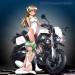  legs leotard maki_michaux motor_vehicle motorcycle multi robot_ears serio thigh-highs thigh_boots thighhighs to_heart vehicle 