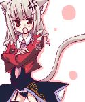  cat_ears cat_tail kemonomimi_mode lowres satan silver_hair stakes_of_purgatory tail thighhighs umineko_no_naku_koro_ni 