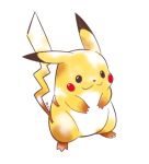  artsy-rc closed_mouth commentary english_commentary full_body gen_1_pokemon looking_at_viewer no_humans pikachu pokemon pokemon_(creature) signature simple_background smile solo standing sugimori_ken_(style) white_background 