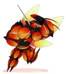  buzzwole cilvia_mirell commentary commission creature derivative_work english_commentary full_body gen_7_pokemon highres no_humans pokemon pokemon_(creature) pose simple_background solo ultra_beast white_background 