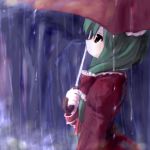  kagiyama_hina lowres rain touhou umbrella 