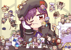  >_< >_o +++ 6+girls :> :3 :d :o :t ;) =_= ? ^^^ ^_^ absolutely_everyone absurdres ahoge aiguillette aikawa_megumi animal_costume animal_ears animal_hood annoyed aoi_erika apron asakura_karen_(heaven_burns_red) asami_makiko_(heaven_burns_red) beret black_cape black_hair black_jacket black_ribbon blindfold blonde_hair blue_bow blue_eyes blue_hair blue_jacket blue_ribbon blunt_bangs blush blush_stickers book boots bow bowtie box braid broom broom_riding brown_cloak brown_gloves brown_hair brown_jacket bungo_yayoi buttons byakko_(heaven_burns_red) cape capelet carole_reaper cat_ears chair charlotta_skopovskaya chibi climbing cloak closed_eyes closed_mouth coat collared_shirt commentary_request covered_eyes cup dark_skin date_akari double_bun dress eating everyone eye_mask falling flower flying flying_sweatdrops food frills garrison_cap glasses gloves goggles goggles_on_head goggles_on_headwear green_eyes green_hair green_hairband green_ribbon grey_hair hair_between_eyes hair_bow hair_bun hair_flower hair_ornament hair_over_one_eye hair_ribbon hairband hairclip hanamura_shiki hand_on_own_cheek hand_on_own_chin hand_on_own_face hand_up hanging hat hatodokei head_rest headband headphones heaven_burns_red helmet high_ponytail highres higuchi_seika hiiragi_kozue holding holding_cup holding_paper holding_pen holding_pencil hood hood_up hoodie horns indoors irene_redmayne ishii_iroha izumi_yuki_(heaven_burns_red) jacket japanese_clothes kanzaki_adelheid kayamori_ruka kimono kiryuu_miya kunimi_tama kura_satomi kurozawa_maki li_yingxia long_hair long_sleeves looking_at_another looking_at_object looking_down low_ponytail lying maid maid_headdress maria_de_angelis maruyama_kanata mask matsuoka_chiroru mikoto_fubuki military military_hat military_uniform minase_ichigo minase_sumomo mini_person minigirl mizuhara_aina monocle mouth_mask mug multicolored_hair multiple_girls murofushi_risa musical_note nanase_nanami_(heaven_burns_red) narby_(heaven_burns_red) natsume_inori neck_ribbon necktie newsboy_cap nikaidou_misato no_mouth notice_lines nun o_o ogasawara_hisame on_stomach one_eye_closed one_eye_covered ooshima_ichiko ooshima_isuzu ooshima_minori ooshima_muua ooshima_niina ooshima_yotsuha opaque_glasses open_mouth orange_eyes orange_hair paper paper_stack parted_bangs peaked_cap pen pencil pink_hair pink_ribbon plate ponytail pout puffy_sleeves purple_hair purple_ribbon red-framed_eyewear red_bow red_bowtie red_eyes red_hair red_hairband red_jacket red_ribbon ribbon sakuraba_seira satsuki_mari school_uniform shirakawa_yuina shirt short_hair siblings side_ponytail sidelocks sitting skirt sleep_mask sleeping smile squiggle standing star_(symbol) streaked_hair sugawara_chie sunglasses sweatdrop swept_bangs table tail tea teacup teapot tenne_miko tezuka_saki thigh-highs toujou_tsukasa triangle_mouth tsukishiro_mona twin_braids twintails two-tone_hair two_side_up upside-down v-shaped_eyebrows very_long_hair vritika_balakrishnan wa_maid wavy_mouth white_dress white_gloves white_hair white_hairband white_shirt witch_hat xd yamawaki_bon_ivar yanagi_mion yellow_eyes 