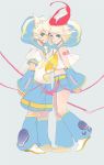  blue_eyes kagamine_len kagamine_rin short_hair siblings twins vocaloid yuriko_(kkk9) 