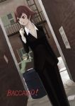  baccano baccano! barrel ennis firo_prochainezo formal hat homunculus k+ ladder pant_suit poster_(object) red_eyes suit wanted 