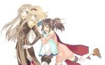  anise_tatlin cape closed_eyes gloves hairband long_hair multiple_girls natalia_luzu_kimlasca_lanvaldear pantyhose short_hair tales_of_(series) tales_of_the_abyss tear_grants thigh-highs thighhighs twintails 