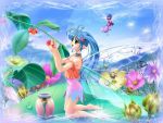  fairy flower harvest jpeg_artifacts nature pixie pointy_ears twintails wings 
