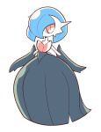  alternate_color artsy-rc commentary english_commentary full_body gardevoir gen_3_pokemon highres looking_at_viewer mega_gardevoir no_humans pokemon pokemon_(creature) shiny_pokemon signature simple_background solo standing white_background 