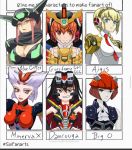  6+girls aegis_(persona) big_o_(mecha) black_getter black_hair blonde_hair choujuu_kishin_dancouga dancouga frame_arms_girl gaogaigar getter_robo grey_skin long_hair mazinger_z mecha_musume minerva_x multiple_girls necktie orange_eyes orange_hair persona persona_3 r_dorothy_wayneright redhead robot robot_girls_z shin_getter_robo shin_mazinger_zero short_hair six_fanarts_challenge the_big_o type_x white_hair yuusha_ou_gaogaigar yuusha_series 