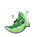  ? commentary creature english_commentary full_body gen_1_pokemon green_theme metapod no_humans pokemon pokemon_(creature) rumwik signature simple_background solo white_background 