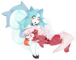  absurdres animal_ears blue_hair cat_ears dog dog_ears fox_ears furry highres lycanroc original pacha_(pachastuff) pachirisu pokemon red_eyes red_fur squirrel squirrel_girl squirrel_tail surprised tail tongue tongue_out white_hair white_tail wolf_boy wolf_ears wolf_paws wolf_tail 