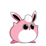  :d commentary creature english_commentary full_body gen_1_pokemon no_humans open_mouth pink_theme pokemon pokemon_(creature) pokemon_(game) pokemon_rgby pokemon_rgby_(style) rumwik signature simple_background smile solo standing white_background wigglytuff 