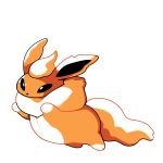  black_eyes commentary creature english_commentary flareon full_body gen_1_pokemon jumping monochrome no_humans pokemon pokemon_(creature) pokemon_(game) pokemon_rgby pokemon_rgby_(style) rumwik signature simple_background solo white_background 
