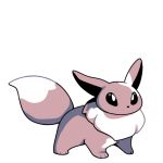  black_eyes commentary creature eevee english_commentary full_body gen_1_pokemon monochrome no_humans pokemon pokemon_(creature) pokemon_(game) pokemon_rgby pokemon_rgby_(style) rumwik signature simple_background solo standing white_background 