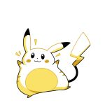  commentary creature english_commentary full_body gen_1_pokemon monochrome no_humans pikachu pokemon pokemon_(creature) pokemon_(game) pokemon_rgby pokemon_rgby_(style) rumwik signature simple_background solo white_background 