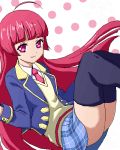  1girl closed_mouth houjou_sophie isu long_hair looking_at_viewer lowres pretty_(series) pripara solo thigh-highs 