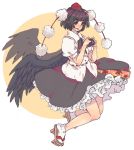  black_wings camera hat shameimaru_aya short_hair siskin touhou wings 