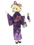  bag blonde_hair doll japanese_clothes kimono medicine_melancholy pokemizu ribbon ribbons short_hair su-san touhou 