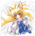  blush child fox_ears fox_tail multi_tail multiple_tails tail touhou yakumo_ran 