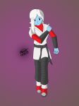  1girl alternate_costume dragon_ball towa_(dragon_ball) white_hair 