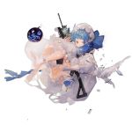  1girl ahoge alternate_costume assault_rifle bangs blue_hair blue_scarf blunt_bangs bonnet cartridge christmas damaged dress english_text explosive full_body girls_frontline grenade gun hair_ornament hairclip headwear holding holding_gun holding_weapon long_sleeves looking_at_viewer merry_christmas nineo off-shoulder_dress off_shoulder official_art orange_eyes pants rifle scarf short_hair sitting socks solo tears throwing torn_clothes torn_dress torn_pants torn_sleeves transparent_background weapon white_dress white_headwear white_legwear white_pants winter winter_clothes younger zas_m21_(girls_frontline) zastava_m21 