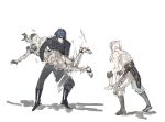  1boy 2girls armor blue_hair boots byleth_(fire_emblem) byleth_eisner_(male) byleth_eisner_(male) cape closed_mouth corrin_(fire_emblem) corrin_(fire_emblem)_(female) dragon_girl elf female_my_unit_(fire_emblem:_kakusei) female_my_unit_(fire_emblem_if) fire_emblem fire_emblem:_three_houses fire_emblem:_kakusei fire_emblem:_three_houses fire_emblem_13 fire_emblem_14 fire_emblem_16 fire_emblem_awakening fire_emblem_fates fire_emblem_heroes fire_emblem_if garreg_mach_monastery_uniform gloves hair_ornament hairband highres human intelligent_systems kamui_(fire_emblem) long_hair long_sleeves male_my_unit_(fire_emblem:_three_houses) manakete multiple_girls my_unit_(fire_emblem:_three_houses) my_unit_(fire_emblem:_kakusei) my_unit_(fire_emblem_if) nintendo pointy_ears reflet robin_(fire_emblem) robin_(fire_emblem)_(female) short_hair simple_background struggling twintails what white_hair yourfreakyneighbourh 