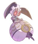  commentary creature english_commentary full_body gen_7_pokemon gouwyak highres magearna mythical_pokemon no_humans pokemon pokemon_(creature) simple_background solo white_background 