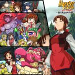  1boy 4girls fushisha_o holly_(monster_farm) manna_(monster_farm) mint_(monster_farm) monster_farm mopsy_(monster_farm) multiple_girls pink_golem_(monster_farm) sakura_genki vanity_(monster_farm) 