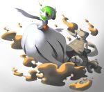  commentary creature dusclops english_commentary full_body gardevoir gen_3_pokemon looking_at_viewer no_humans pinkgermy pokemon pokemon_(creature) simple_background white_background 