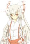  flat_chest fujiwara_no_mokou red_eyes tetsuo touhou 