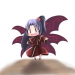  chibi floating lowres multiple_wings shinki solo touhou wings 
