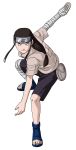  bandage bandages brown_hair forehead_protector highres hyuuga_neji long_hair male male_only naruto ponytail pose 