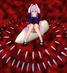  bullet bullets bunny_ears kinoko long_hair purple_hair rabbit_ears reisen_udongein_inaba shichijou_kinoko skirt touhou 