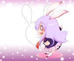  bunny_ears chibi necktie purple_hair rabbit_ears reisen_udongein_inaba touhou 
