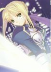  blonde_hair fate/stay_night fate_(series) highres saber short_hair sword taka_tony weapon 
