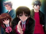  game_cg hand hands inohara_masato little_busters! little_busters!! miyazawa_kengo na-ga naoe_riki natsume_rin outstretched_arm outstretched_hand reaching spoilers 