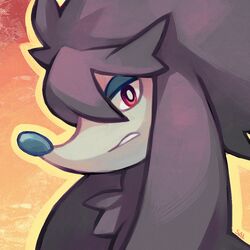  alternate_color brown_eyes commentary creature dog dog_focus english_commentary face furfrou gen_6_pokemon pokemon pokemon_(creature) salanchu shiny_pokemon signature simple_background solo yellow_background 