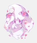  creature full_body heart highres no_humans pokemon_(creature) same-no-kiba simple_background solo white_background 