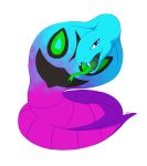  alternate_color arbok black_eyes commentary commission creature english_commentary fangs full_body gen_1_pokemon highres looking_at_viewer no_humans pokemon pokemon_(creature) salanchu signature simple_background snake solo tongue tongue_out white_background 